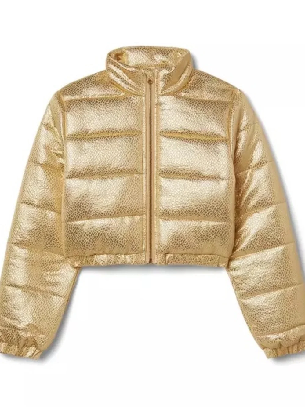 Janie and Jack x Harlem's Fashion Row Metallic Puffer Jacket